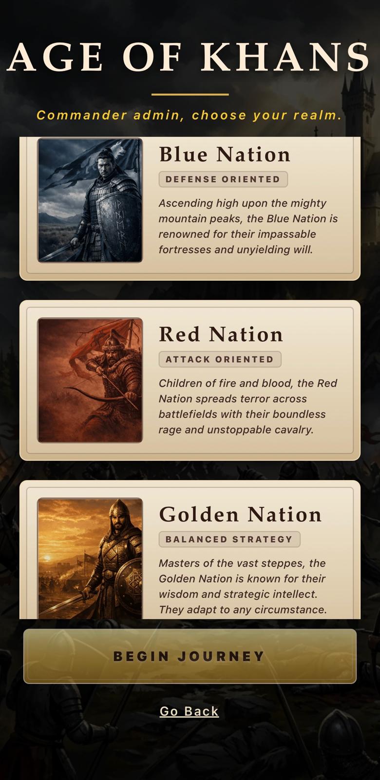 Realm Selection
